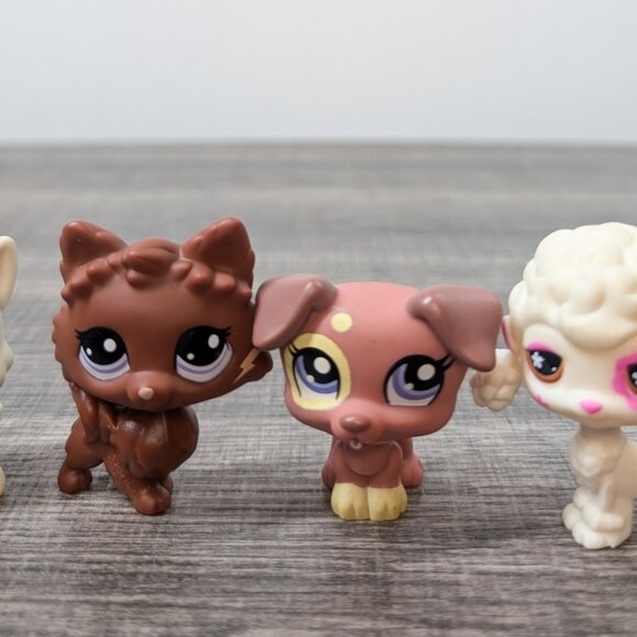 Vintage LPS Littlest‎ Pet Shop Dog Lot Collectible Y2K Chinchilla - Picture 5 of 6